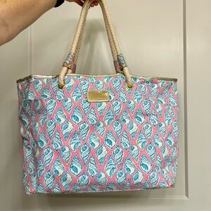 Lilly Pulitzer Shoreline Beach Tote Bag